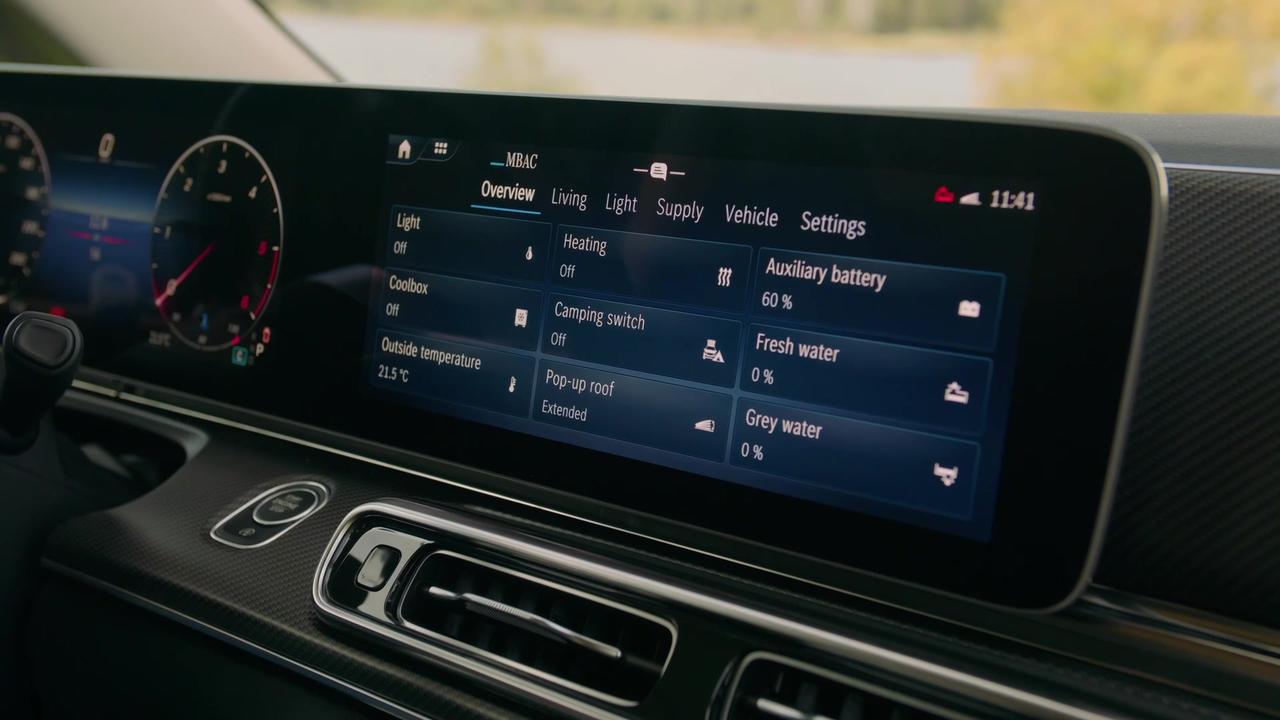 Mercedes-Benz V-Class Marco Polo Infotainment System
