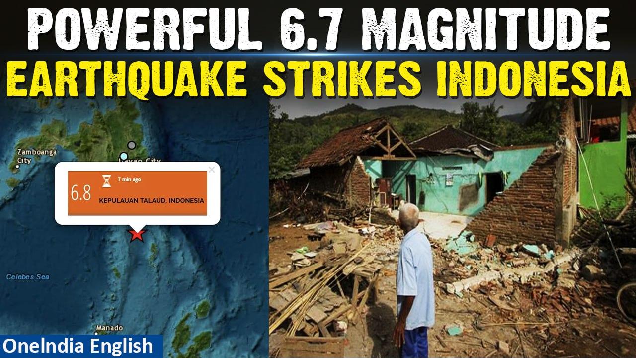 Indonesia's Talaud Islands Hit by Powerful 6.7 Magnitude Quake| Oneindia News