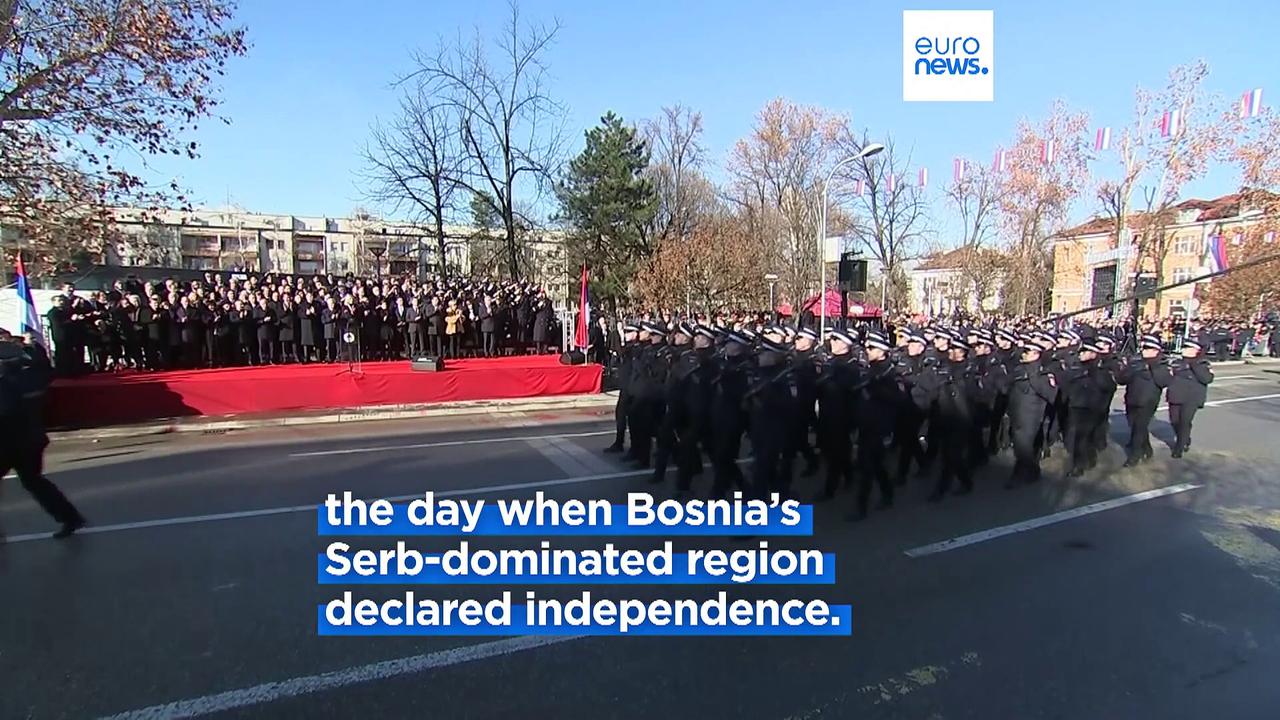 Brussels warns of 'serious consequences' as Bosnian Serbs celebrate breakaway anniversary