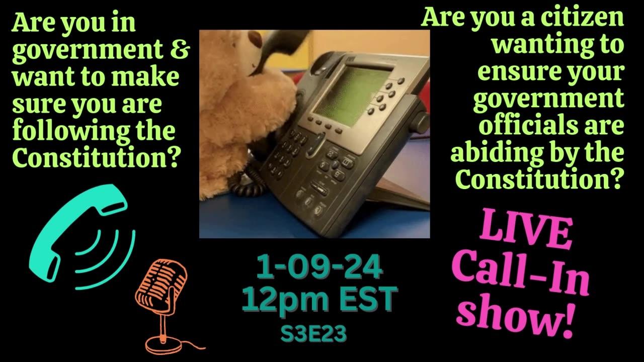 LIVE Call-In Show: Your Constitutional Questions Answered!‍ S3E23