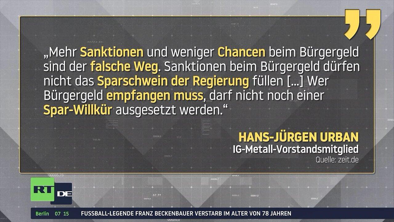 Kritik an geplanten Bürgergeld-Sanktionen: "Dürfen nicht das Sparschwein der Regierung füllen"