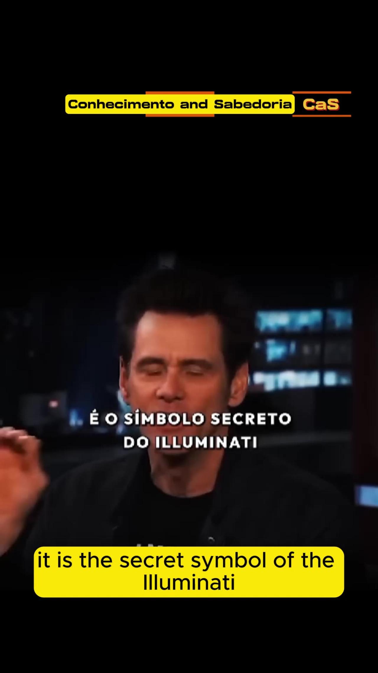 SHORT - SENSATIONAL COURAGEOUS Jim Carrey, reported trying to rule the ILLUMINATI world