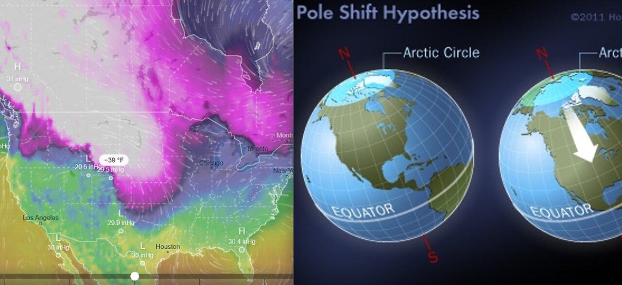 WILL WE EXPERIENCE A POLE SHIFT & REVERSAL IN OUR LIFETIMES?POLAR VORTEX DESCENDING DUE TO ANOMOLY?*