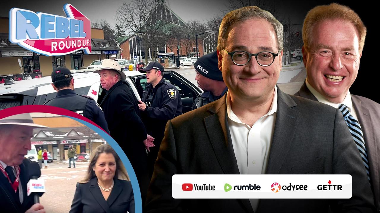 SPECIAL BROADCAST: David Menzies and Ezra Levant on yesterday's brutal arrest by Freeland's RCMP