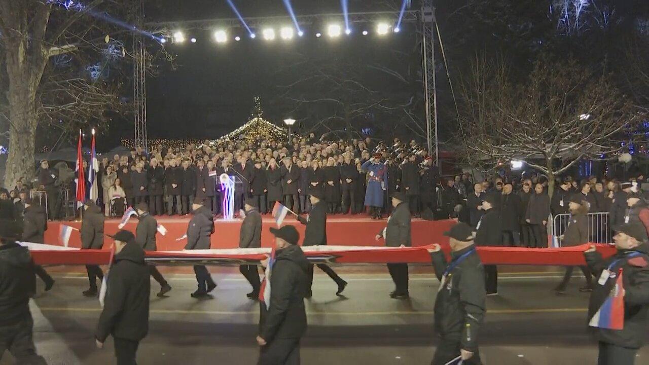 Bosnian Serbs parade to mark controversial 'national day'