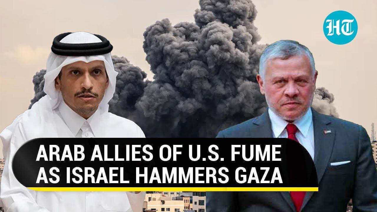 'Israeli Brutality In Gaza': U.S.' Arab Allies Breathe Fire As Blinken Tours Middle East | Watch
