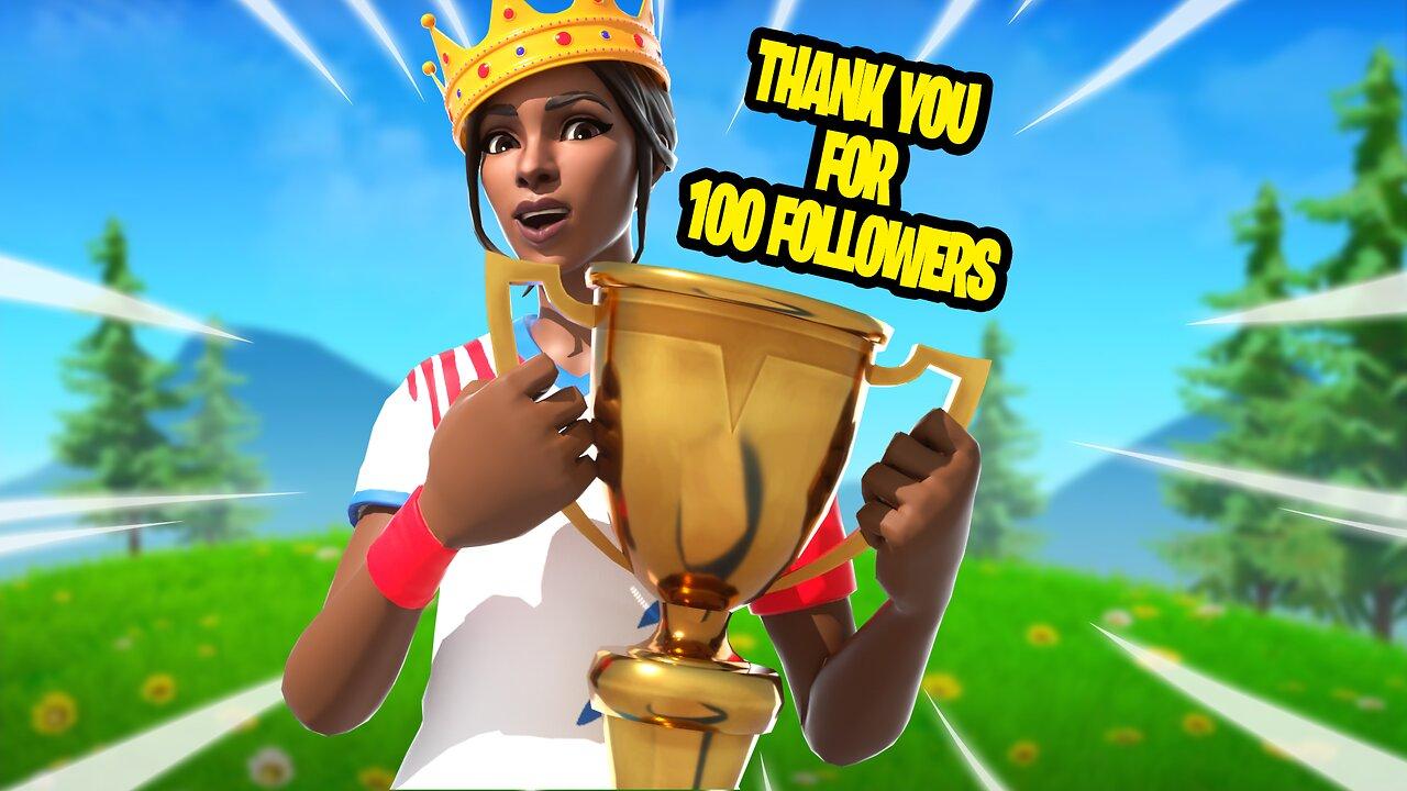 THANK YOU FOR 100 FOLLOWERS | FORTNITE | HOW FAR CAN WE GET IN RANKED?
