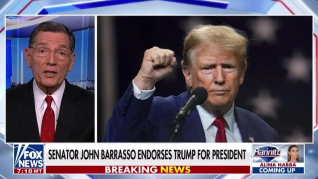 Senator John Barrasso endorses Trump for President