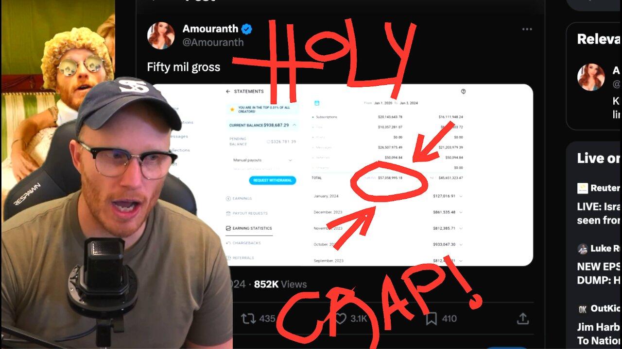 Amouranth's OnlyFans earnings revealed One News Page VIDEO(03)