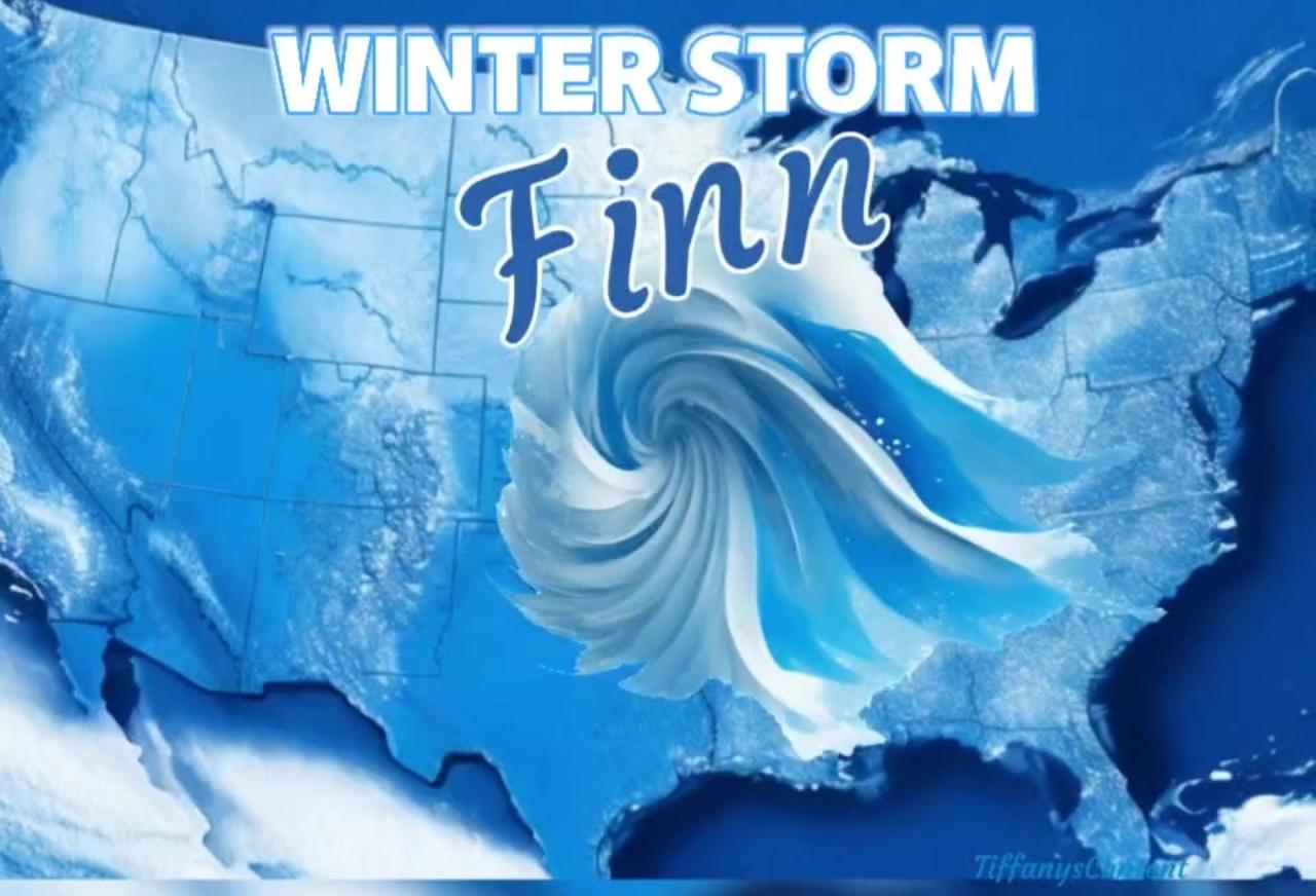 Winterstorm Finn (EF2-EF3) tornadoes, damaging winds 75 mph, large hail, blizzards, heavy snow, rain