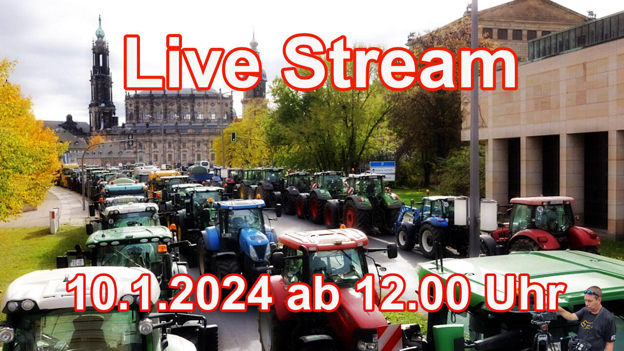 Demonstration farmers Dresden January 10, 2024 Reporting in accordance with Basic Law Art.5