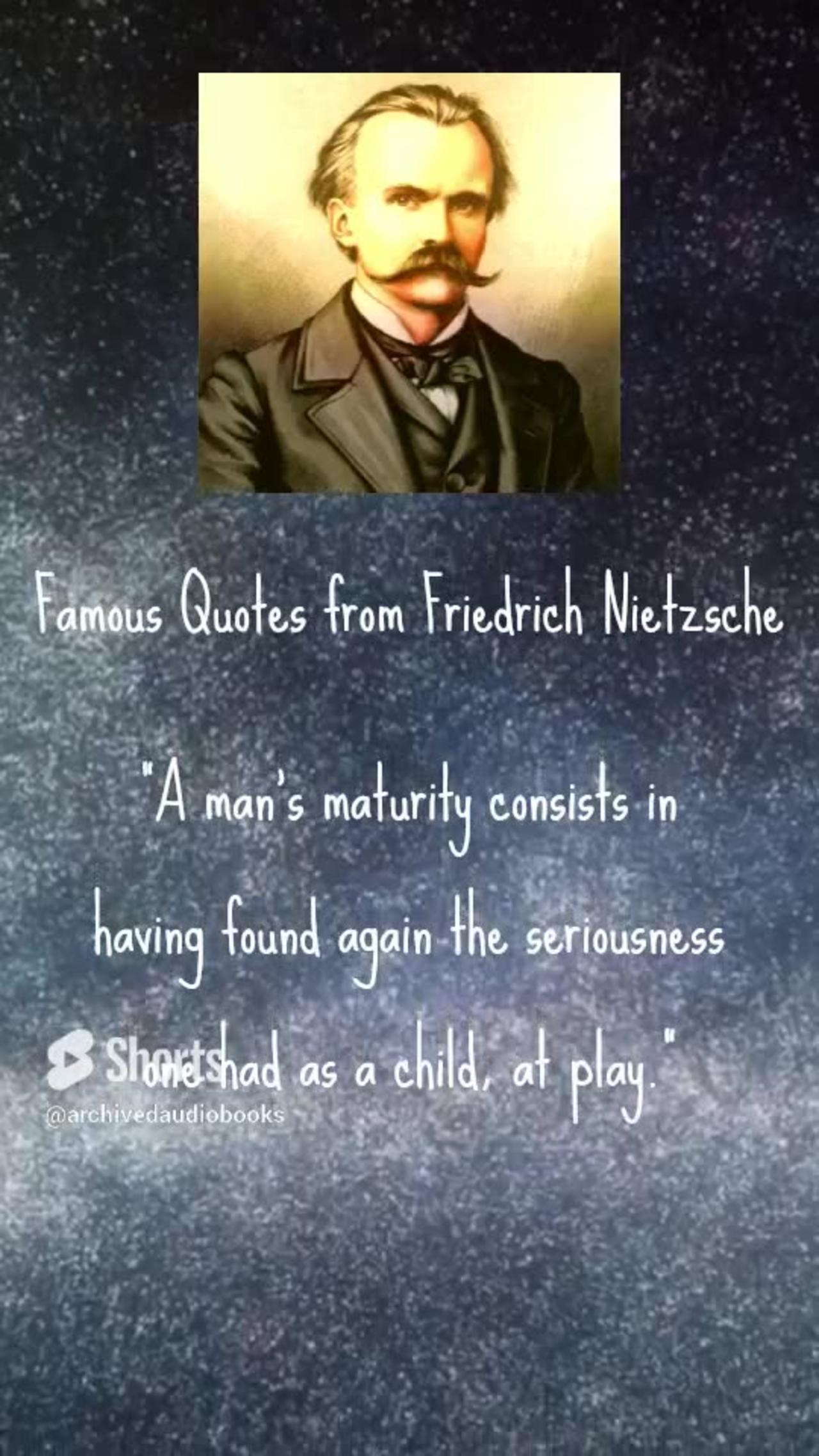 Famous quotes by Friedrich Nietzsche