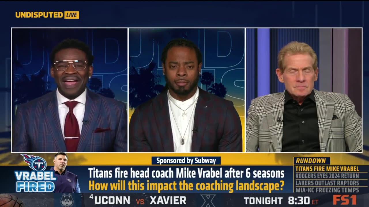 UNDISPUTED  Skip Bayless reacts Titans fire head coach Mike Vrabel after six seasons