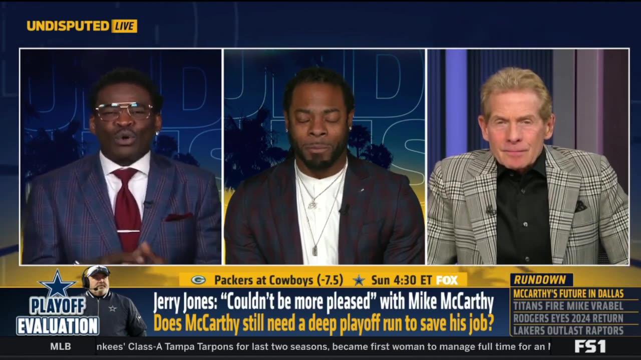 UNDISPUTED  Mike McCarthy's Future Will Depend on Dallas' Final Game - Skip Bayless