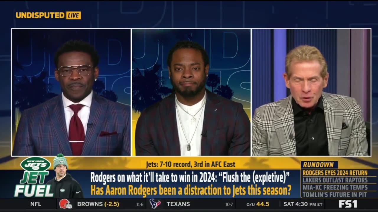 UNDISPUTED  Skip Bayless reacts Aaron Rodgers' message for his Jets teammates