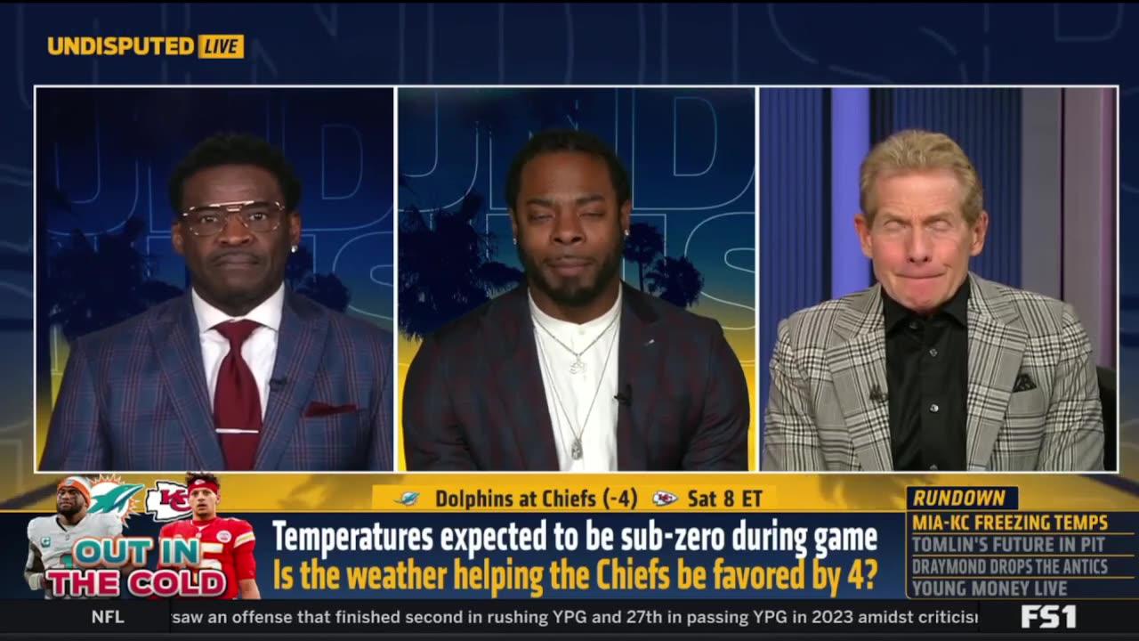 UNDISPUTED  Skip Bayless reacts Dolphins and Chiefs prepare to meet in the cold (2)