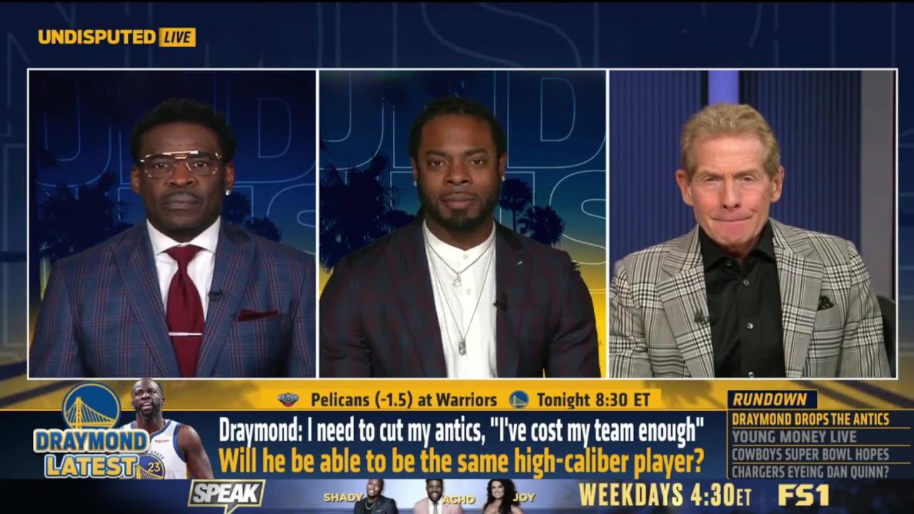UNDISPUTED  Skip Bayless reacts Draymond Green aims to cut antics 'Cost my team enough'