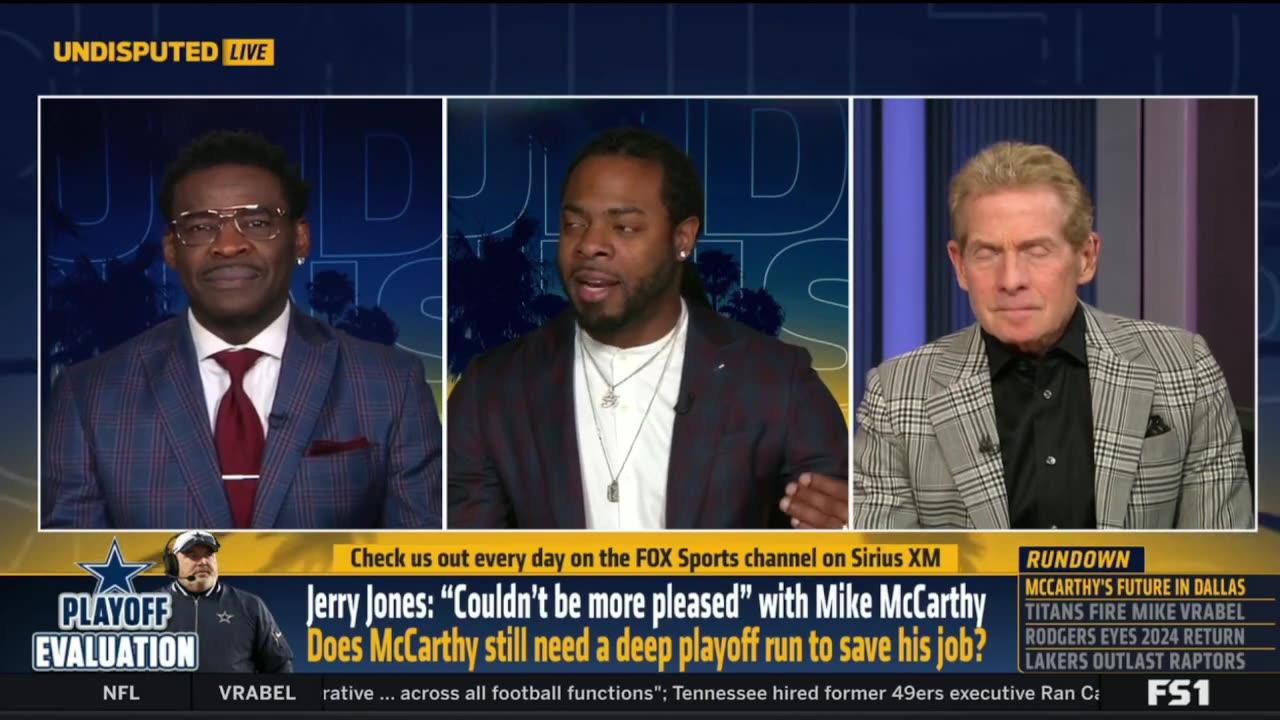 UNDISPUTED  Skip Bayless reacts Jerry Jones on Mike McCarthy's future I couldn't be more pleased'