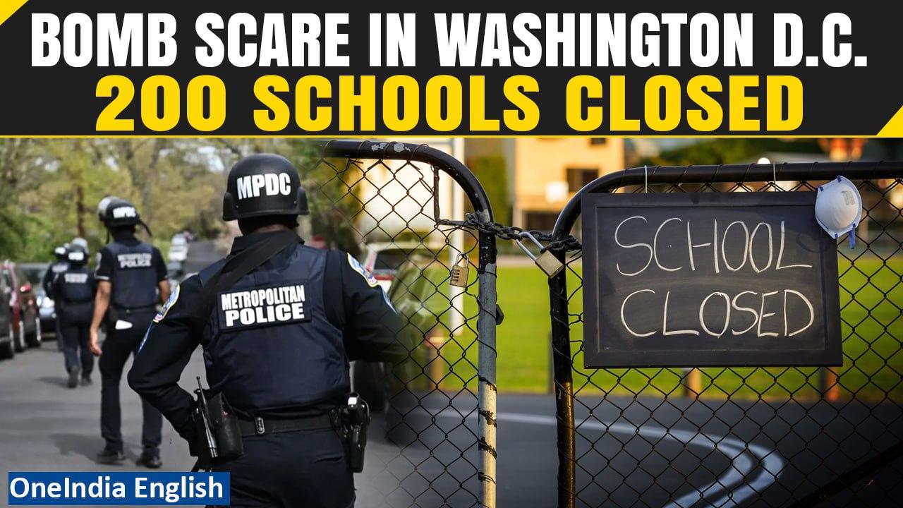 US: Bomb Scare in Schools in Washington D.C. | More Than 200 Schools Under Lockdown  | Oneindia News