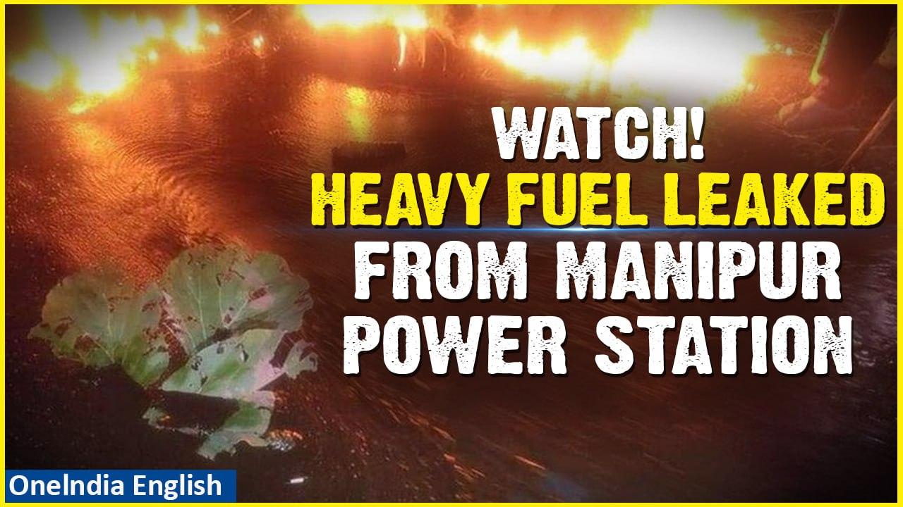 Manipur Fuel Leak: Heavy fuel leakage from Leimakhong power station; Imphal river affected |Oneindia