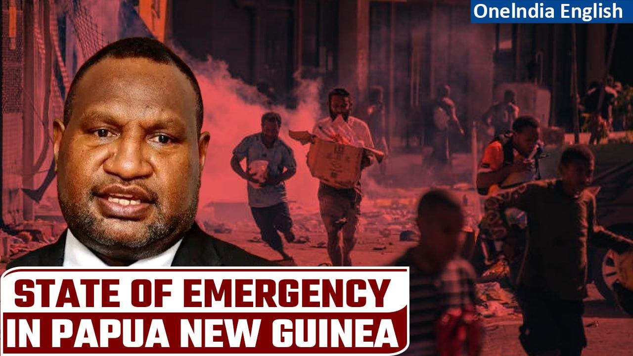 Papua New Guinea: PM James Marape declares state of emergency in Port Moresby | Oneindia News