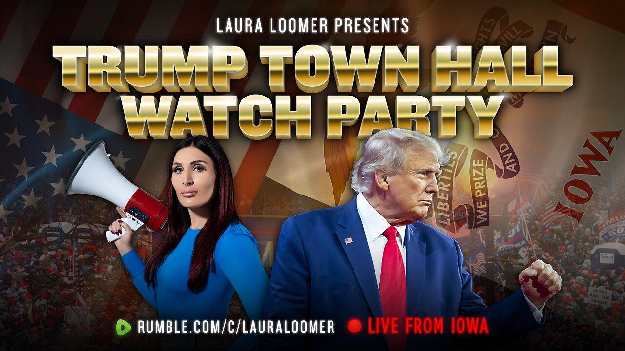Trump Townhall Watch Party: LIVE with Laura Loomer in Iowa