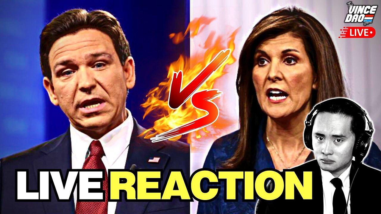 LIVE: CNN Republican DEBATE Feat. Nikki Haley vs Ron DeSantis (REACTION STREAM)
