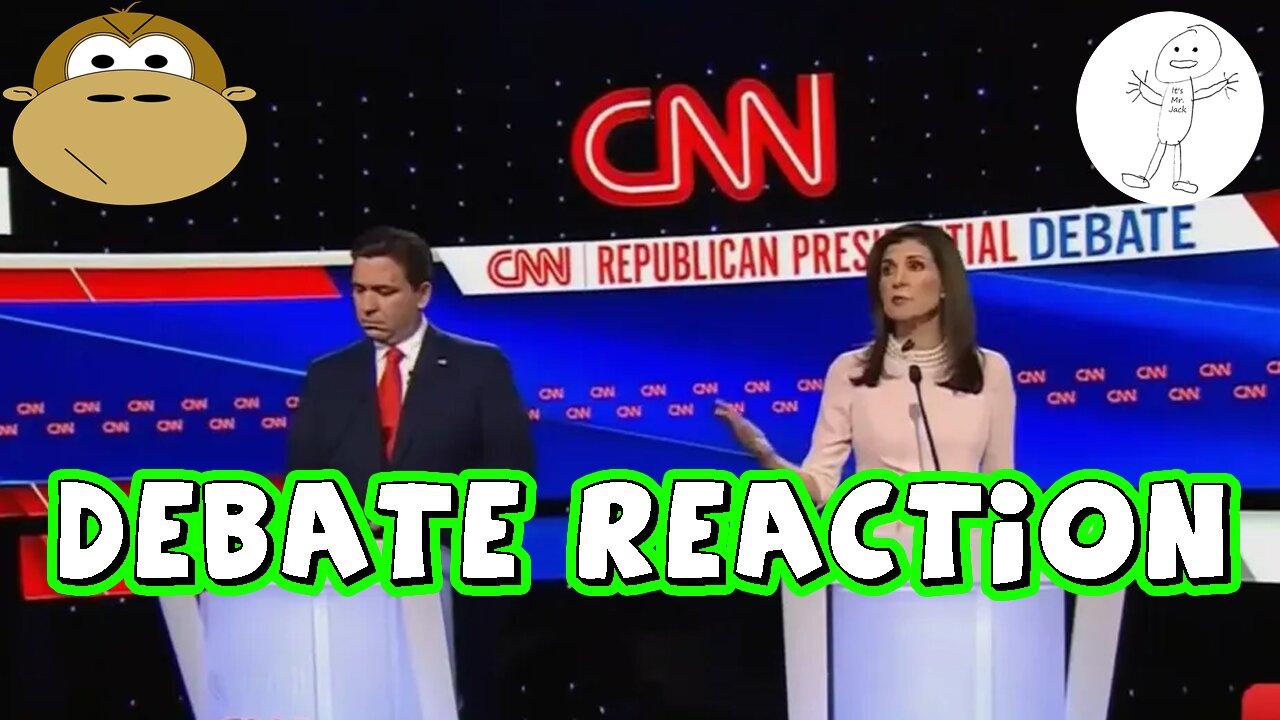 Live Reaction to Ron DeSantis v Nikki Haley Debate, Christie Drops Out - MITAM