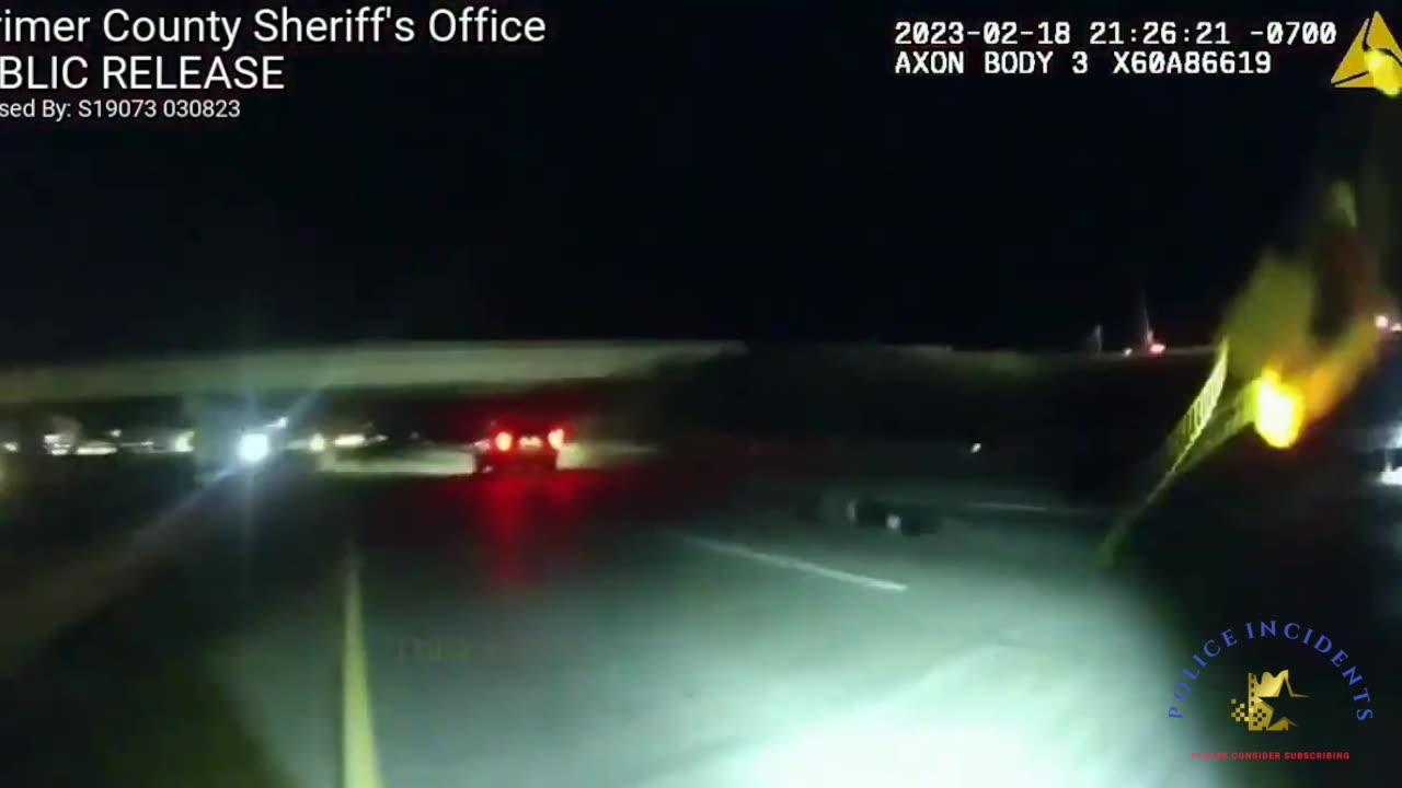Boday-cam footage shows man hit and killed by SUV on I-25 after being tased