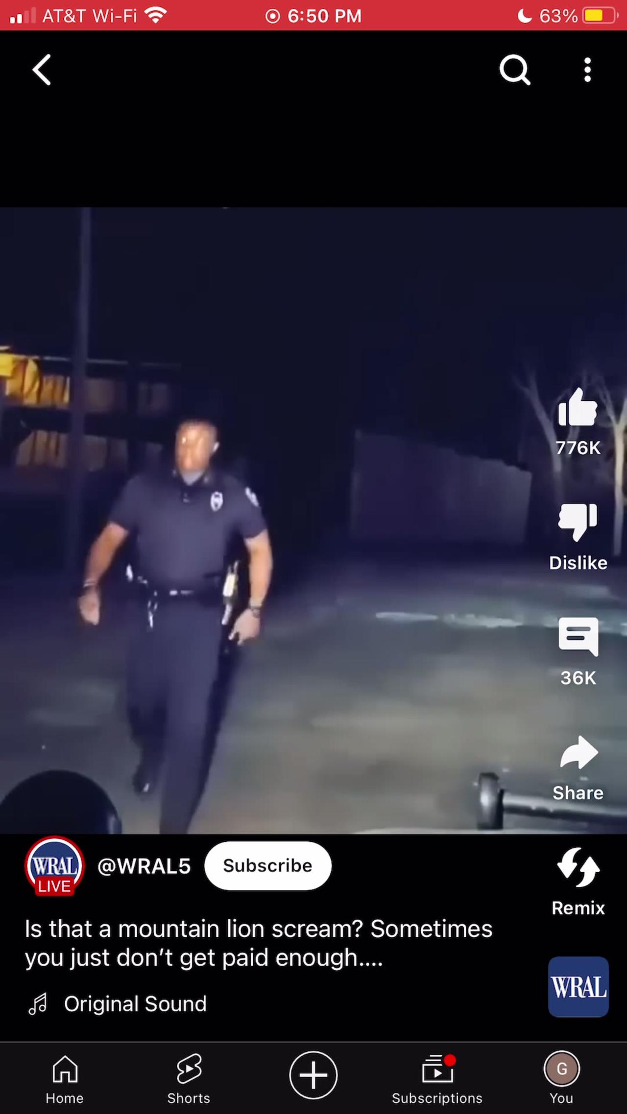 When a Cop Shits His Pants