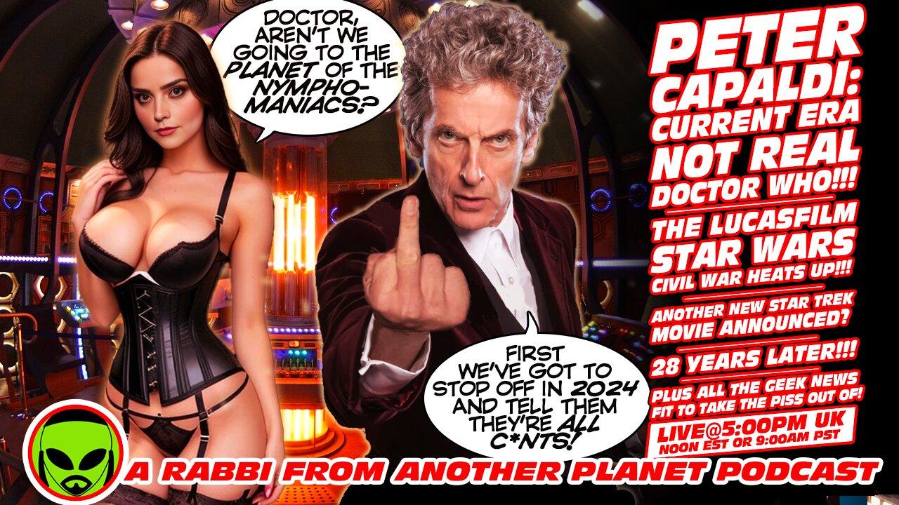 LIVE@5: Peter Capaldi Echos Many Doctor Who Fans (Because he's a Fan) !!! Star Wars!!! Star Trek!!!
