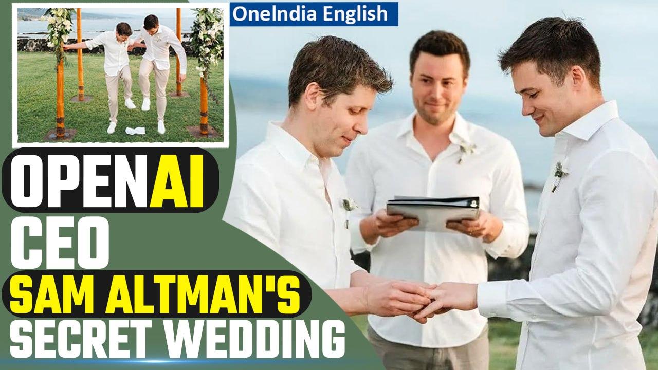 OpenAI CEO Sam Altman's Magical Wedding Day with Long-Time Love Oliver Mulherin | Oneindia News