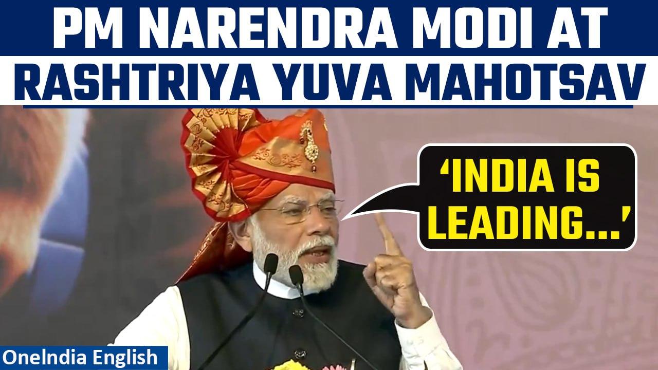 Maharashtra: PM Modi addressing Rashtriya Yuva Mahotsav, highlights India's Rapid Growth | Oneindia