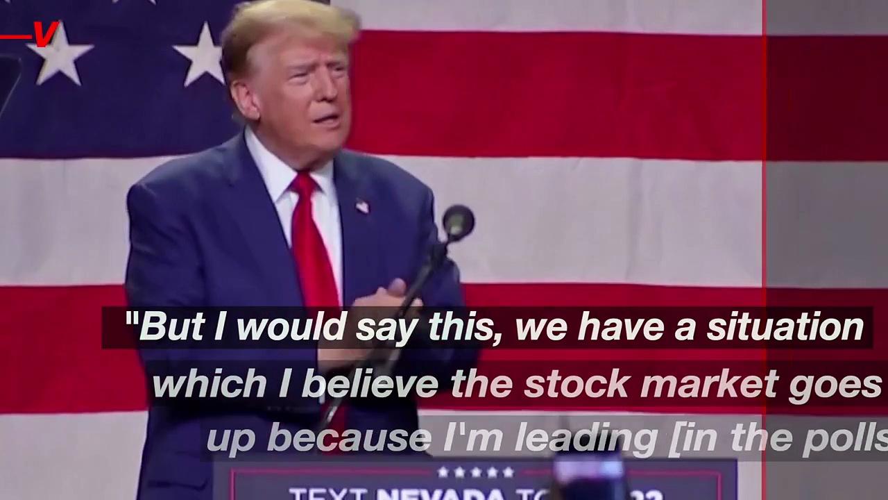 Trump Takes Credit for Current Rising Stock Market Trends Despite Not Being in the White House