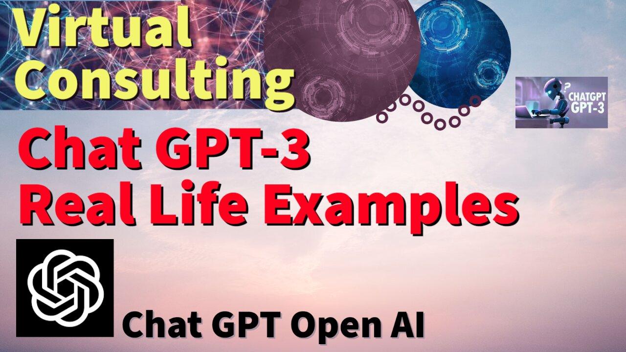 Chat GPT-3 | Real Life Examples