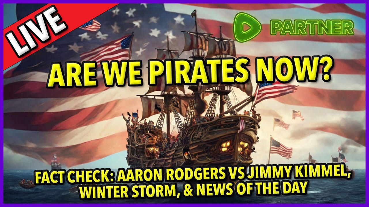 Are We The Pirates Now? #factcheck Aaron Rodgers Vs Jimmy Kimmel ☕ 🔥 + #news C&N168
