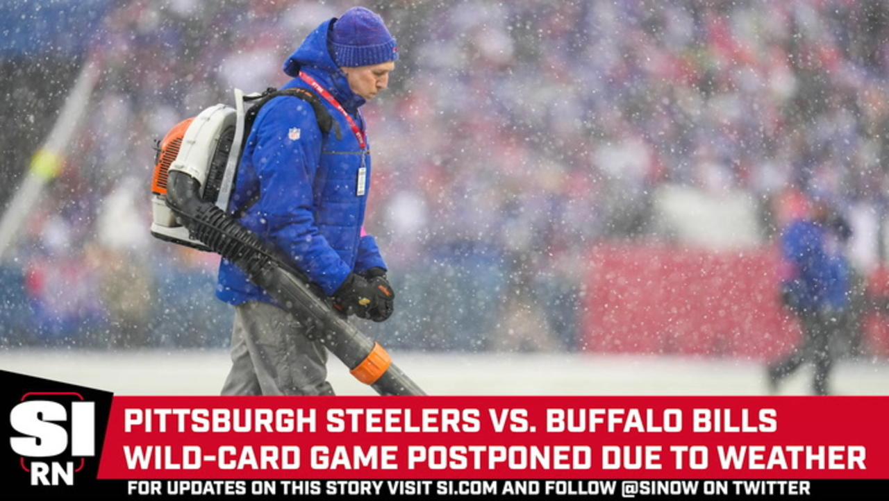 Steelers-Bills Wild-Card Game Postponed Until Monday Due To Weather
