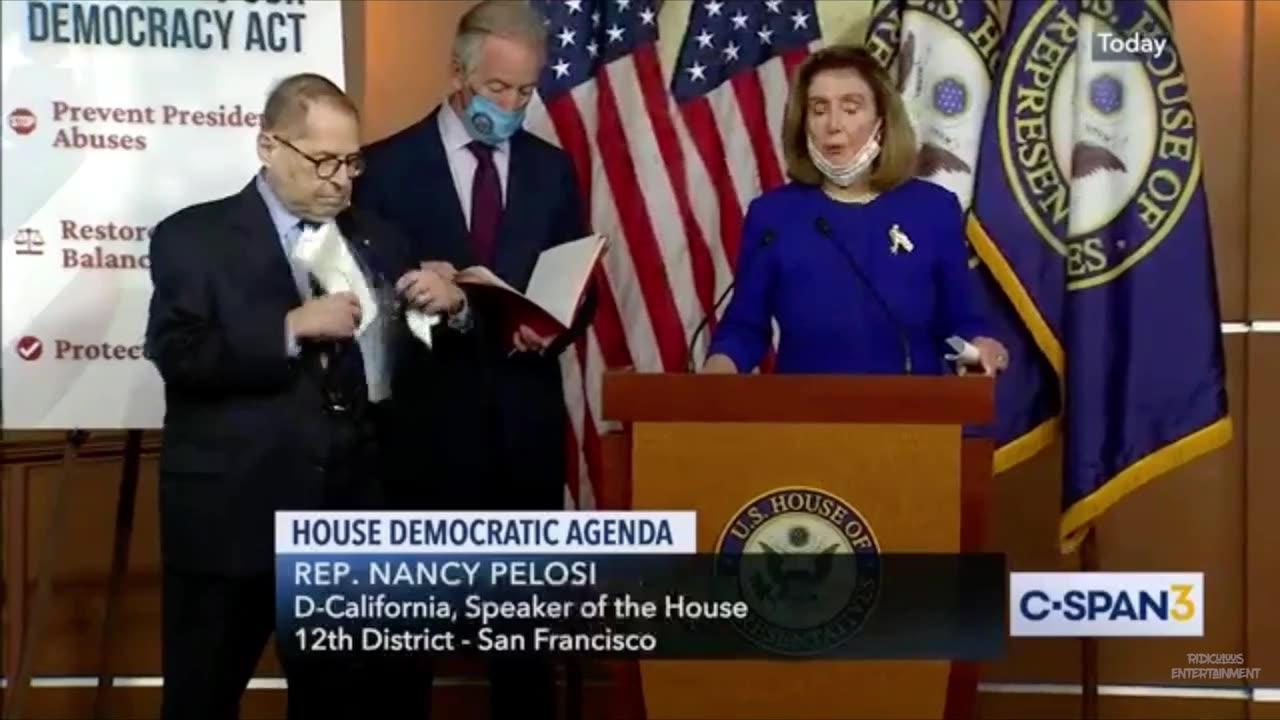 Remember: Nadler Sh*ts Himself and Tries To Waddle Off Stage at Democratic Press Conference