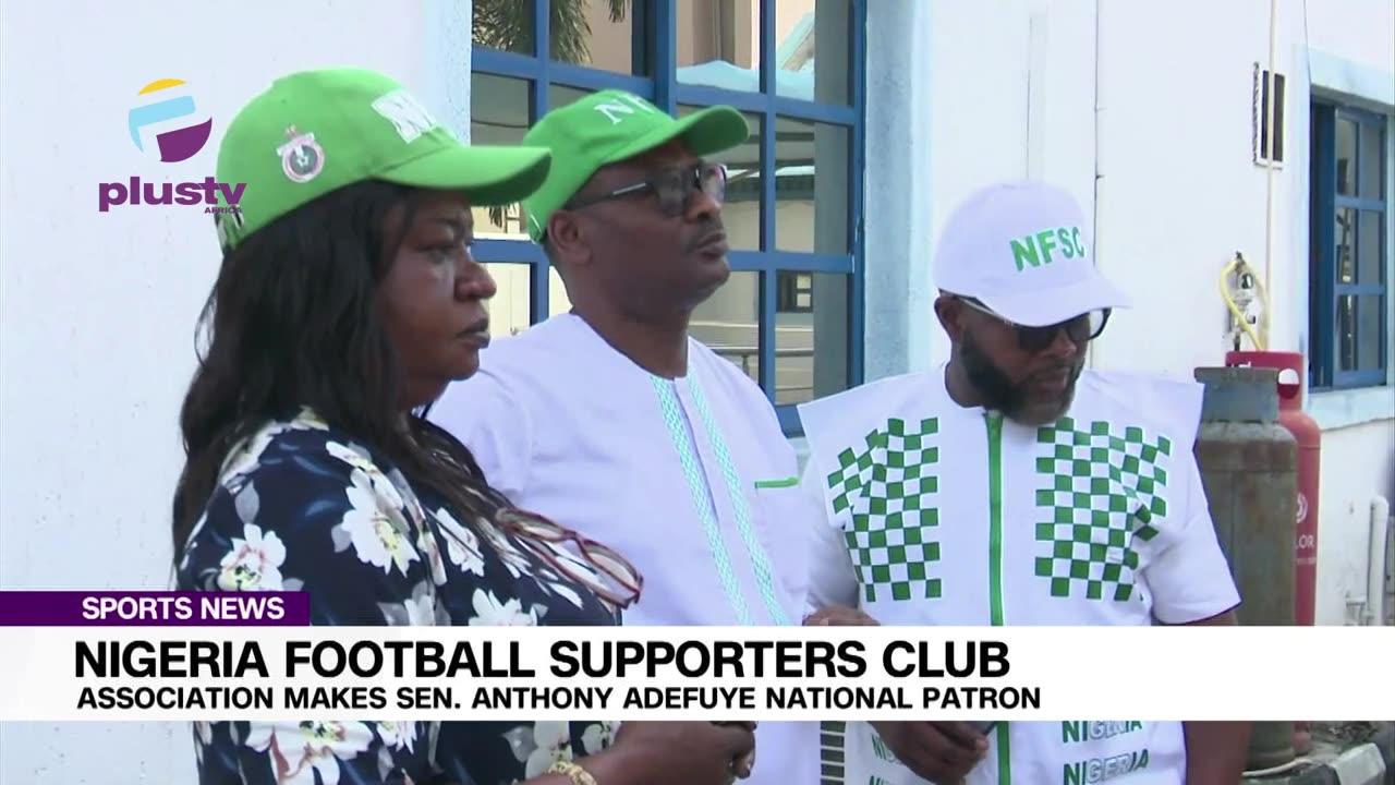 Nigeria Football Supporters Club Makes Sen. One News Page VIDEO