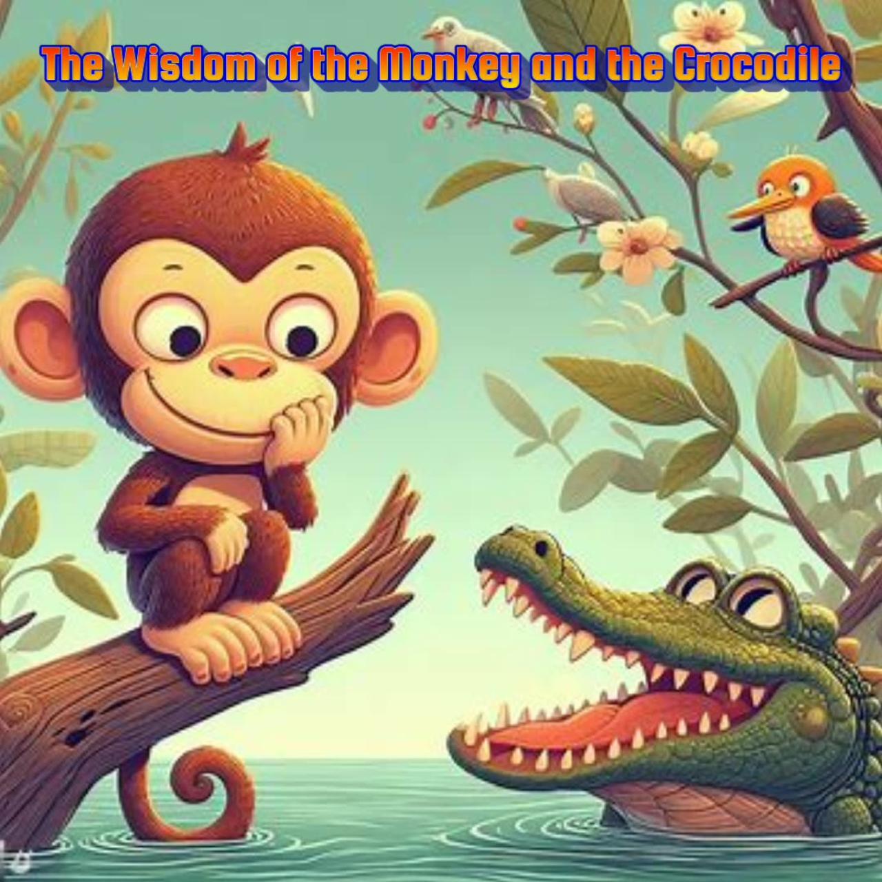 The Wisdom Of Monkey And Crocodile. - One News Page VIDEO