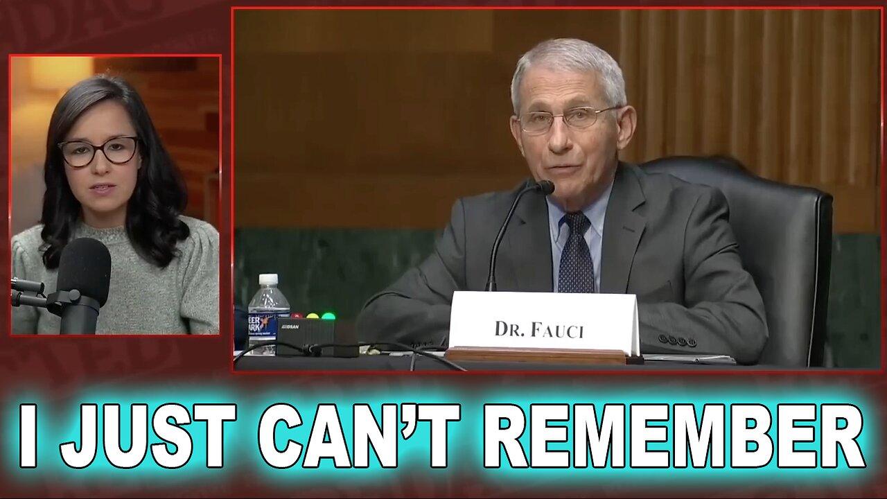 Fauci Testifies He “Doesn’t Recall” Much About Pandemic