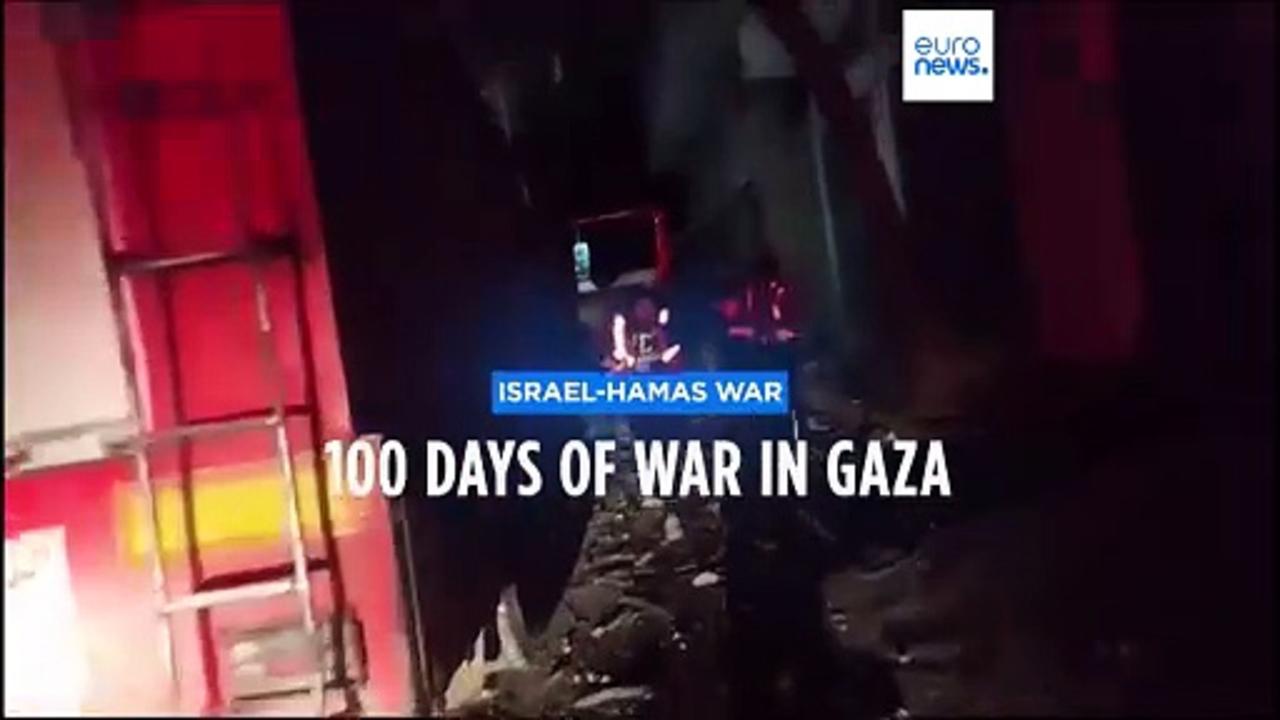 Israel-Hamas war: Israeli PM Netanyahu warns 'no one will stop us' as fighting reaches 100-day mark