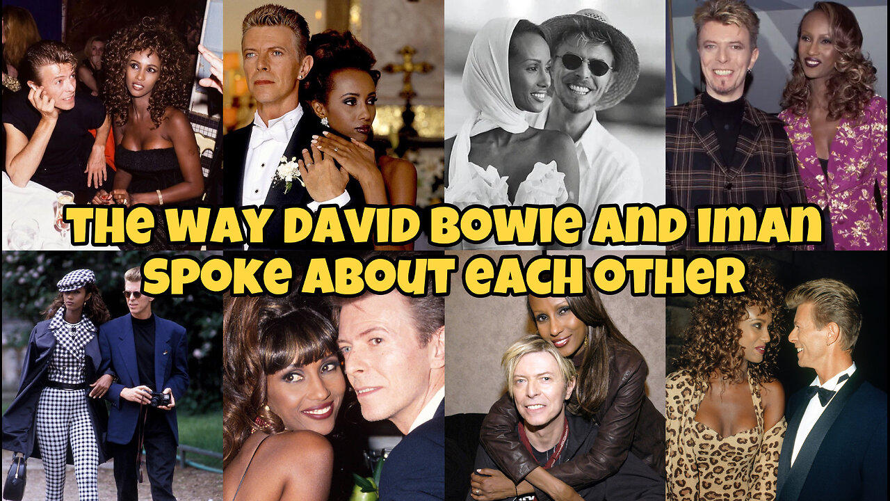 the way David Bowie and Iman spoke about each other 🥲❤️