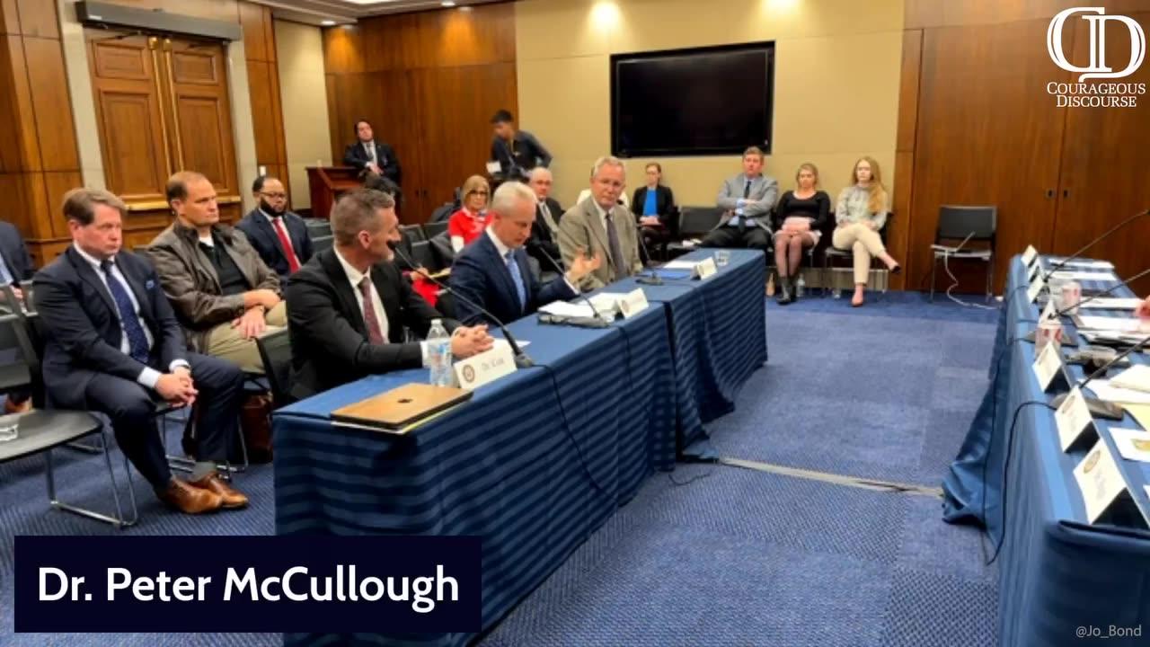 . Peter McCullough Congressional Hearing Opening Address