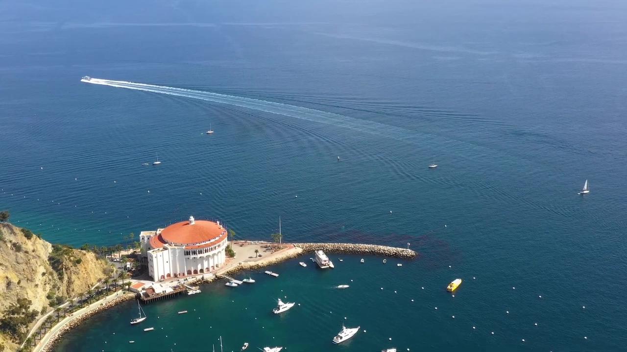 4 K Santa Catalina Island from the Sky | Drone View | Aerial View - Part 2