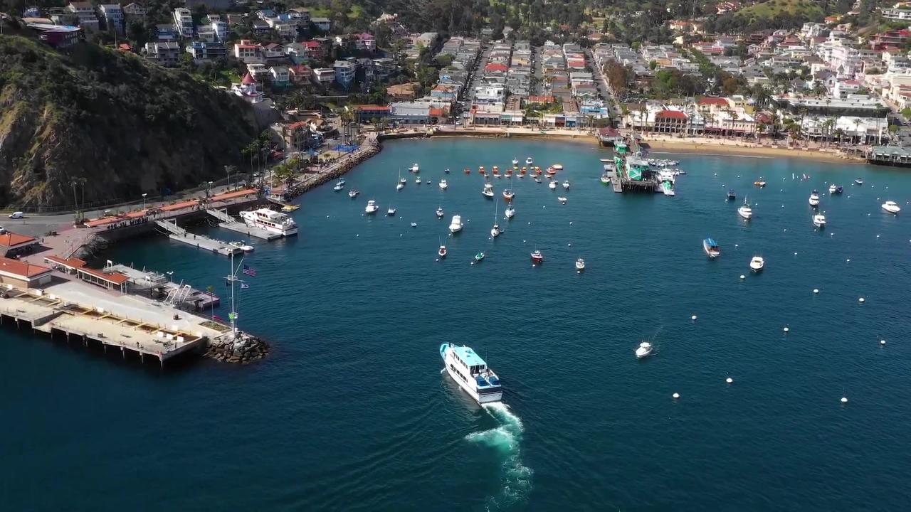 Santa Catalina Island from the Sky 4k | Drone View | Aerial View - Part 1