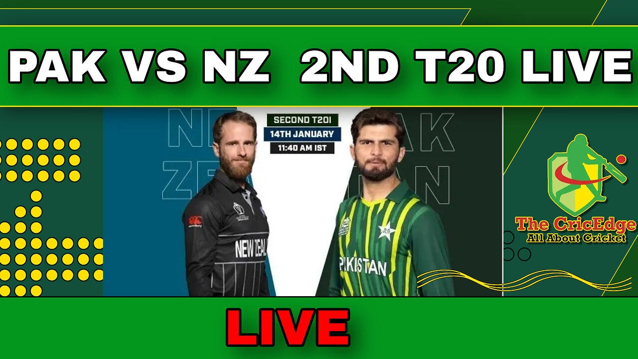 🔴LIVE | PAKISTAN VS NEW ZEALAND 2ND T20ILIVE | CAN THEY CHASE?