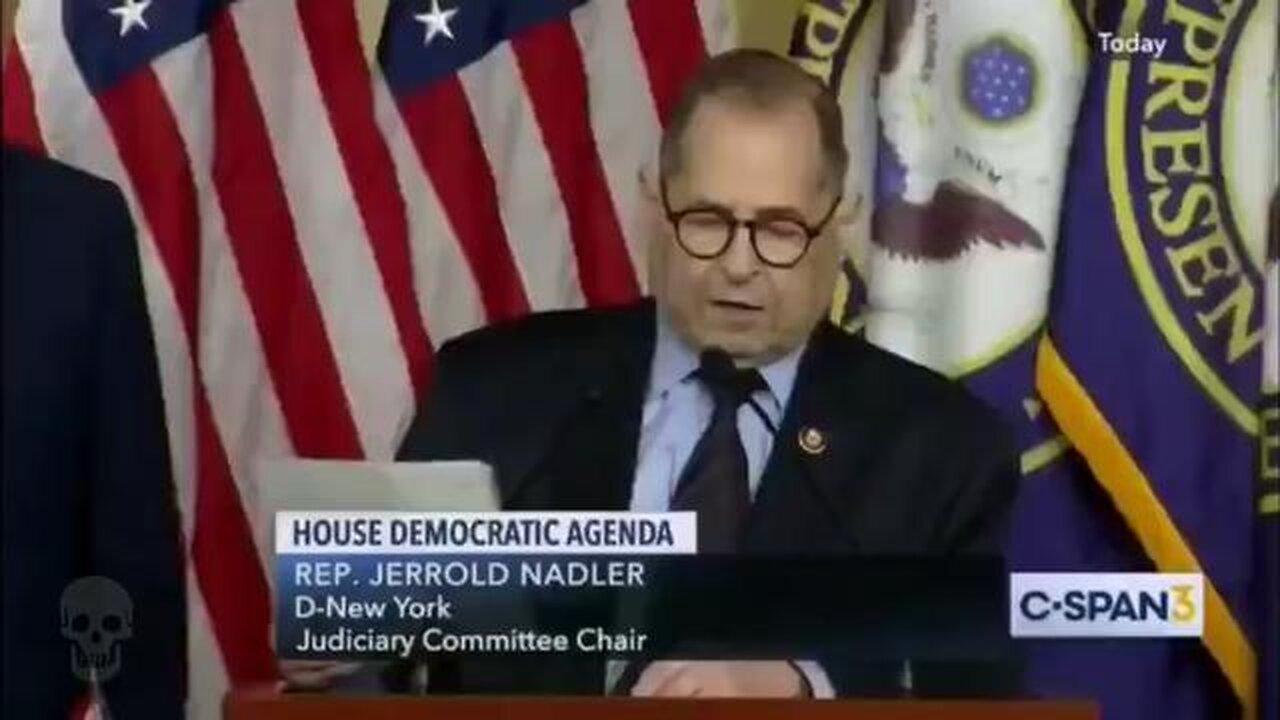 JERRY NADLER: HOT MIC - SHITTING ON THE CONSTITUTION.. LITERALLY!