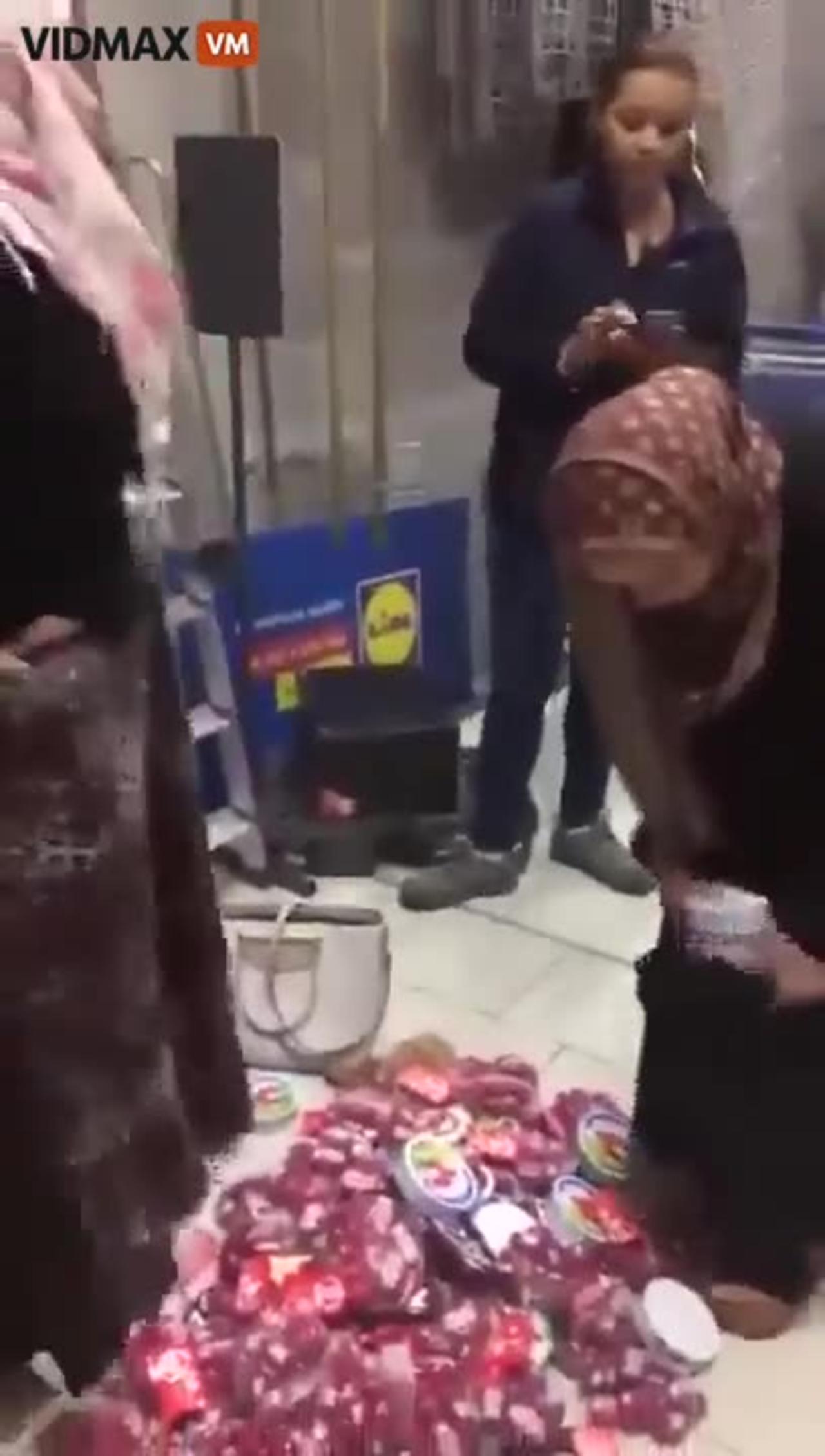 Two Muslim Women Caught Using Their Burqas To Steal Snickers Bars At A Lidl Store In The UK