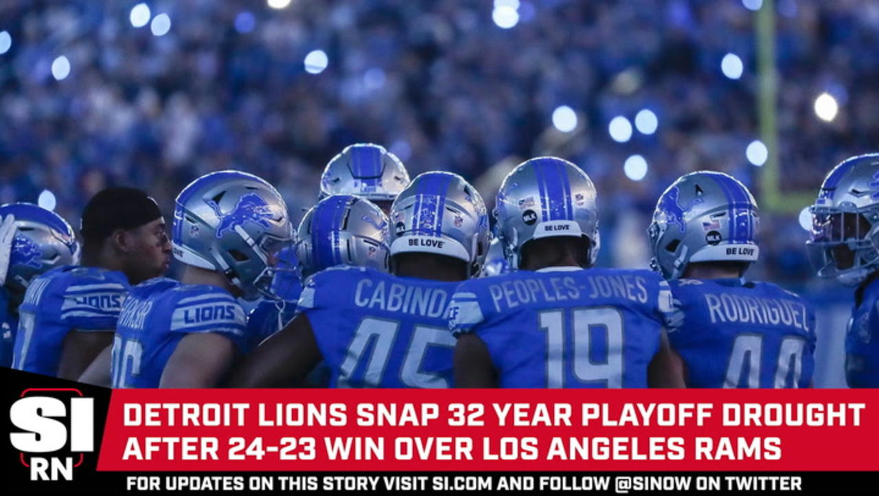 Detroit Lions Snap 32 Year Playoff Drought